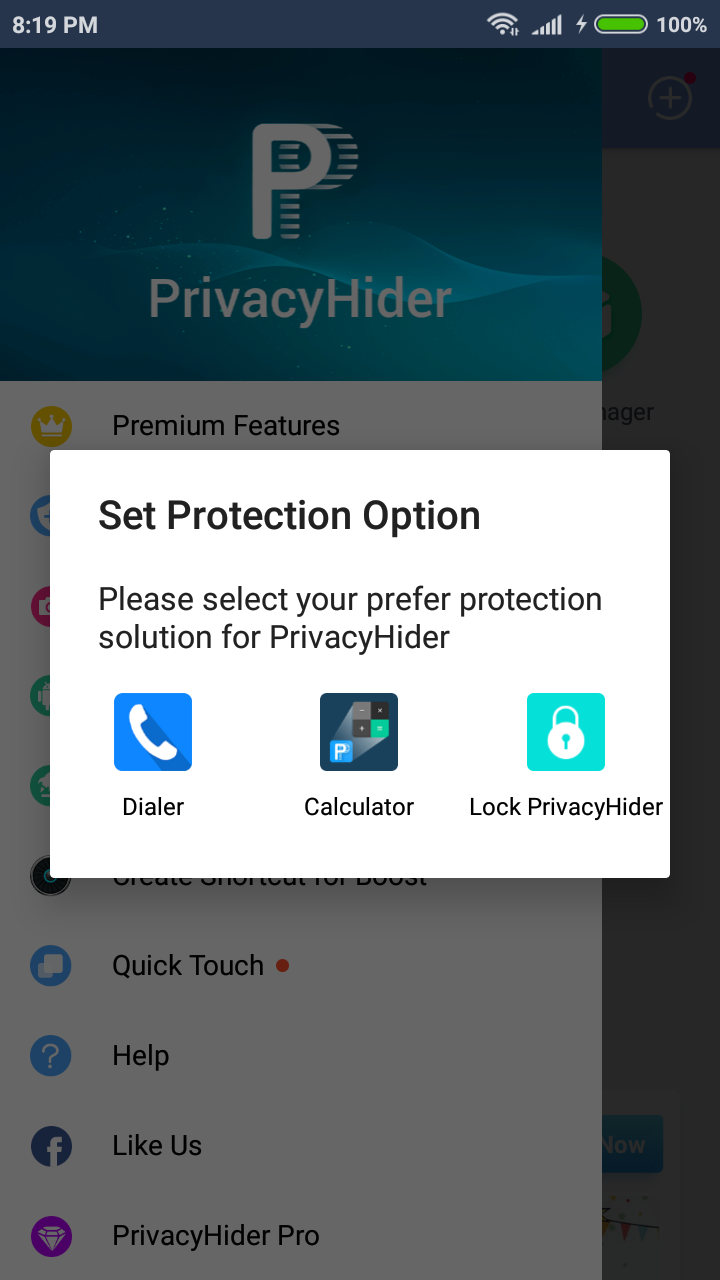 PrivacyHider App